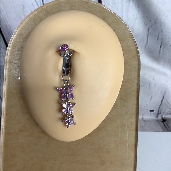 Clip-On Belly Button Ring - Picture 4 of 4